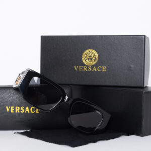 Versace Carbon Black/Gold Sunglasses